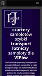 Mobile Screenshot of luxjet.pl